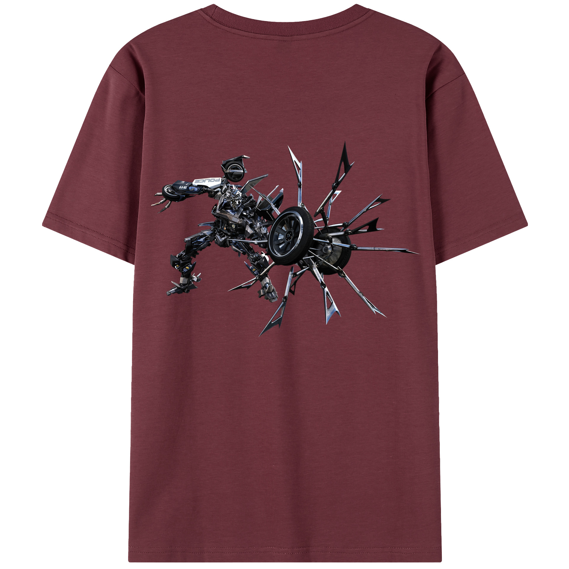 （画像用）  綿100％半袖Tシャツ（背面プリント）